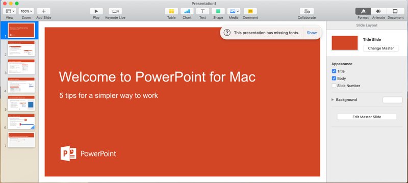 is powerpoint for mac now keynote